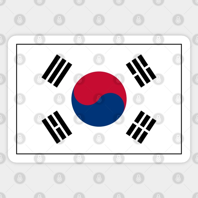 Flag of South Korea Sticker by COUNTRY FLAGS